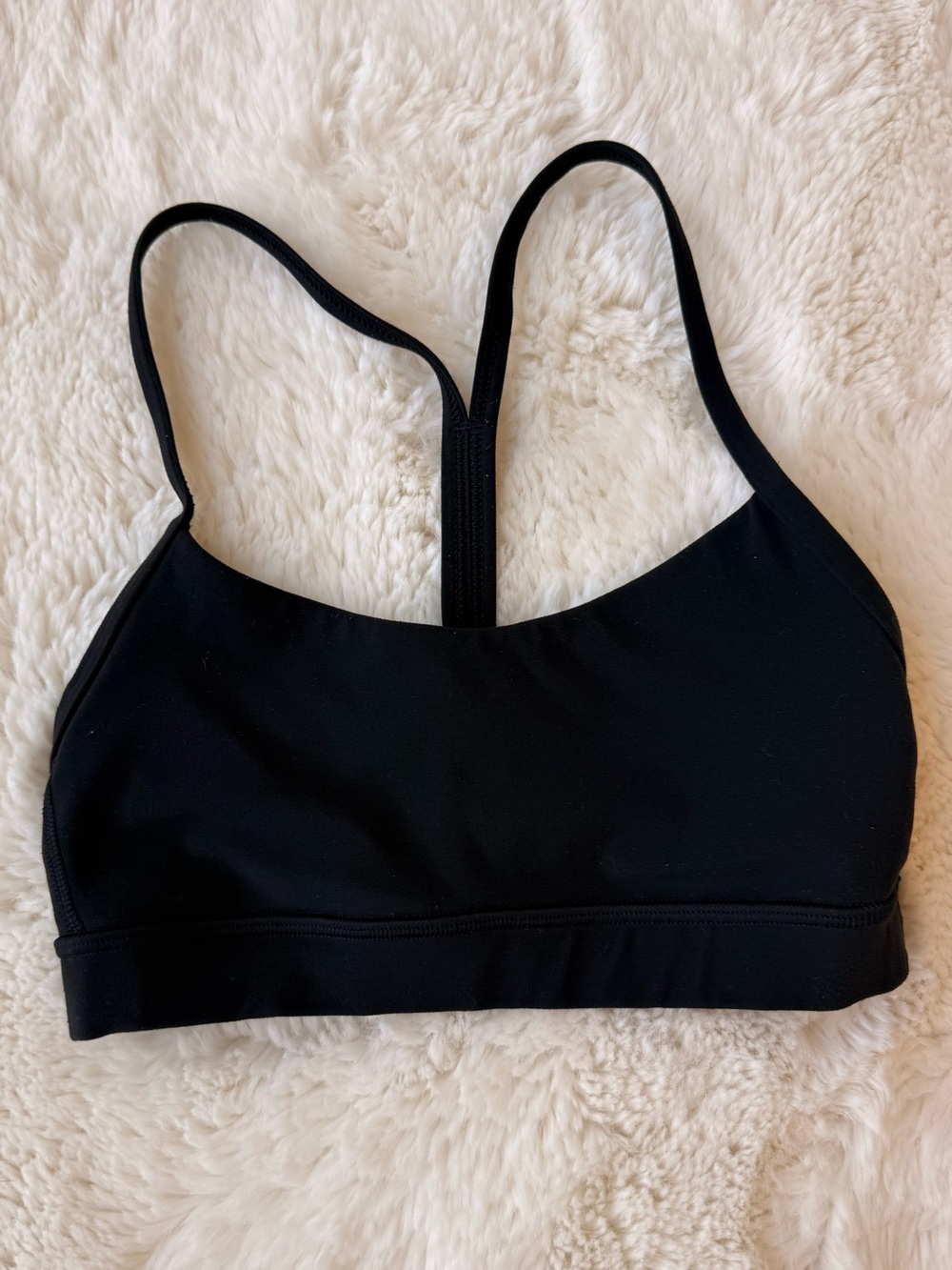 lululemon athletica Black Racerback Light-Support Sports Bra